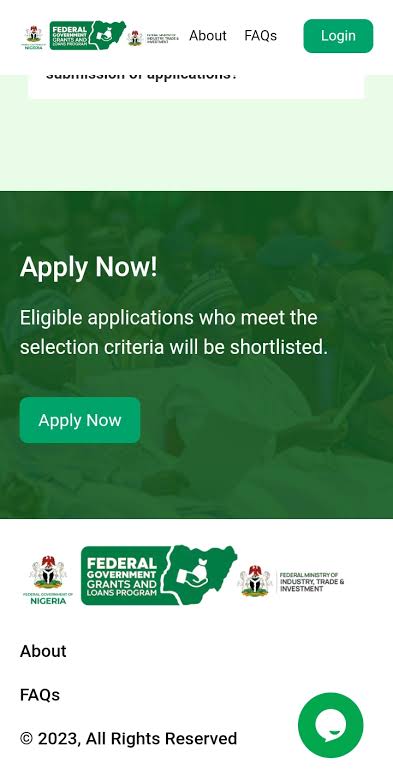 Nano Presidential Grant Scheme Application Form