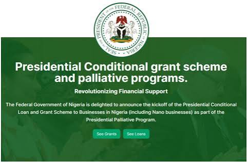 FG Grant and Loan Portal grant.fedgrantandloan.gov.ng