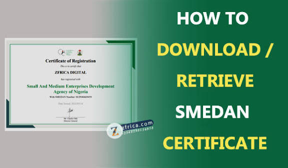 SMEDAN Certificate Portal Registration & Login Portal