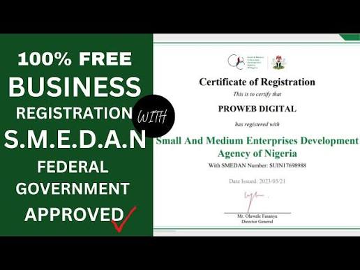 How to Get SMEDAN Certificate for Free 2025