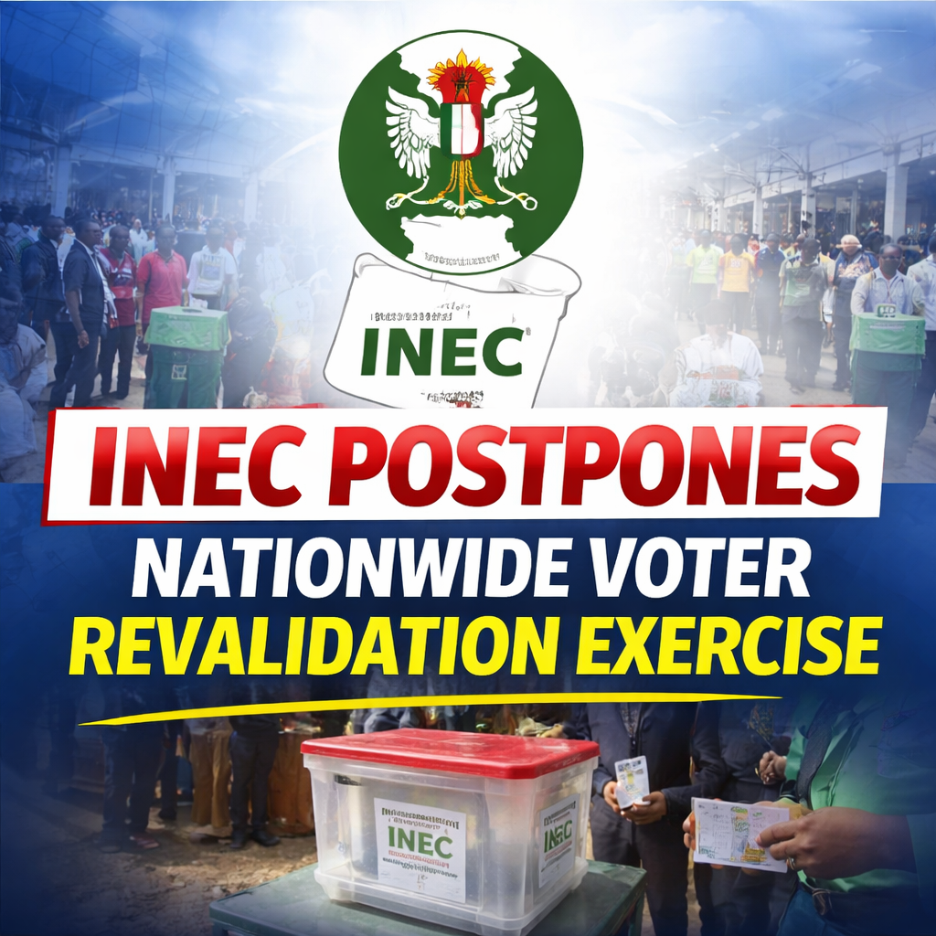 INEC postpones voter revalidation exercise