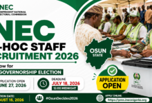 INEC Ad-Hoc Staff Recruitment