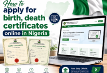 Apply for Birth and Death Certificates Online in Nigeria